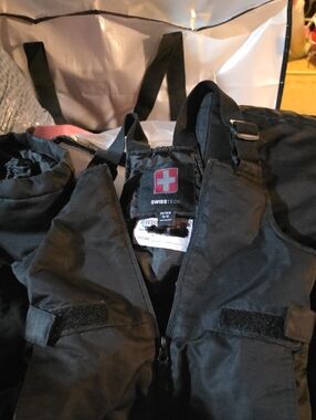 Swiss Tech Black Kids One-Piece Bodysuit